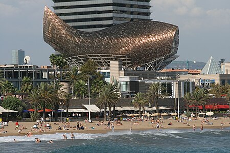 Fish Sculpture, Barcelona, Spain (1989)