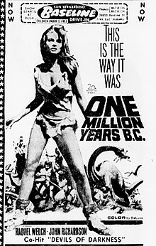 raquel welch 10 000 years bc poster