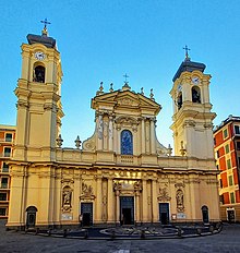 La basilica di Santa Margherita nel centro cittadino