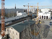 Baustelle des Tiefbahnhofs (2008)