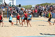 Deutsch: Deutsche Beachhandball-Meisterschaften 2022; Tag 3: 7. August 2022 – Frauen,Finale, Beach Bazis Schleissheim – Minga Turtles Ismaning 2:1 (20:26, 24:20, 8:6) English: German Beach handball Championships; Day 3: 7 August 2022 – Women Final – Beach Bazis Schleissheim Vs Minga Turtles Ismaning 2:1 (20:26, 24:20, 8:6)