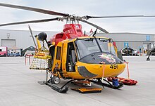 Search & Rescue CH-146 during open house showing rescue equipment Bell CH-146 Griffon (412CF), Canada - Air Force AN1960945.jpg