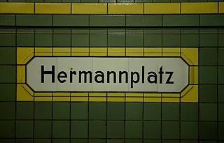 <span class="mw-page-title-main">Hermannplatz (Berlin U-Bahn)</span> Station of the Berlin U-Bahn