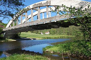 Alte Brücke in Kaltenthal, 2011 abgerissen