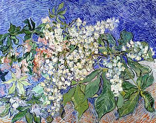 <i>Blossoming Chestnut Branches</i> 1890 oil painting by Vincent van Gogh