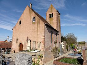 Illustrativt billede af artiklen Saint-Arbogast-kirken i Bourgheim