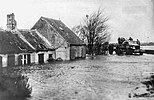 Bredensesteenweg tijdens de watersnood in 1953