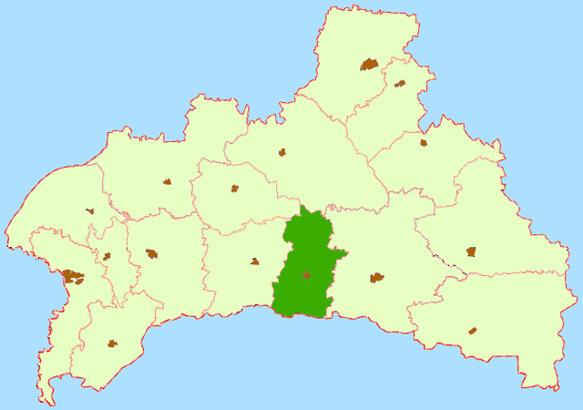 Location of Ivanavas rajons