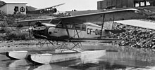 Canadian-built Buhl CA-6M Airsedan with enlarged lower wings. Buhl Airsedan CA-6M CF-OAR, Ontario Provincial Air Service, front port side.jpg