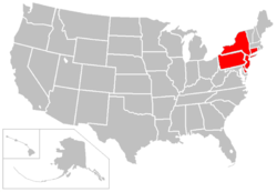 Central Atlantic Collegiate Conference locations