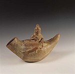 Caballito de totora, (Moche, Museo Larco, Peru)