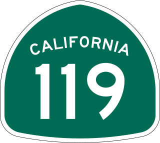 <span class="mw-page-title-main">California State Route 119</span> Highway in California