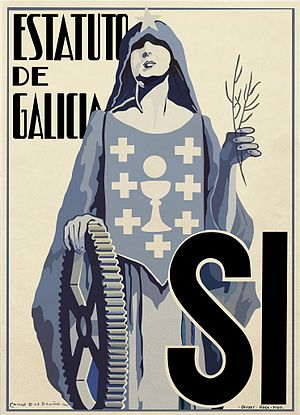 Estatuto De Autonomía De Galicia De 1936: Antecedentes, Proxectos de Estatuto, O Estatuto trala aprobación