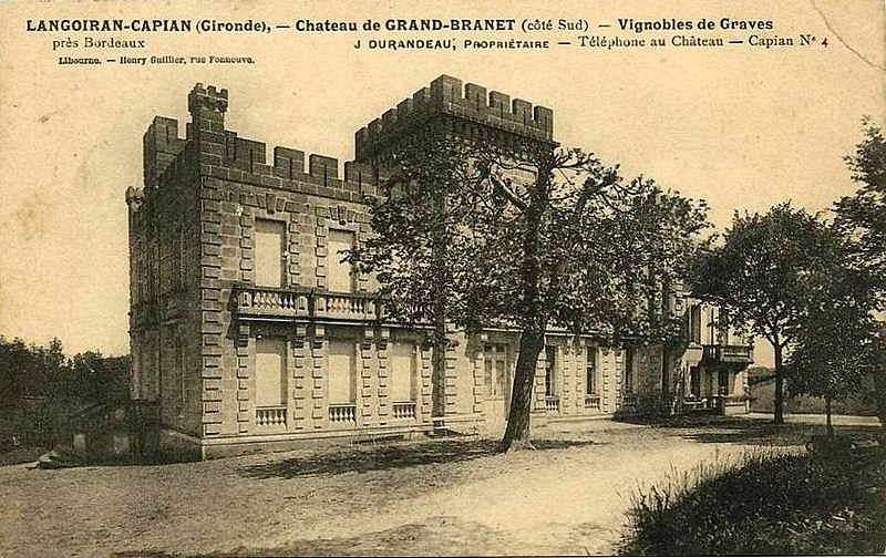 File:Capian - château de Grand Branet 1.jpg