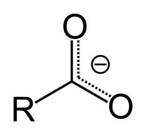 Carboxylate anion