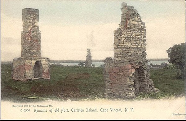 Remains of Fort Haldimand, 1906