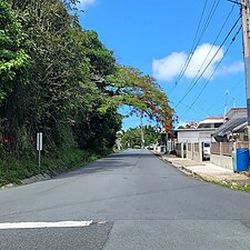 Heading north to downtown Cidra between Rabanal and Sud barrios