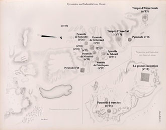 La Pyramide Interdite de Zawyet el-Aryan 330px-Carte-lepsius-Abousir-Zaouiet-el-Aryan