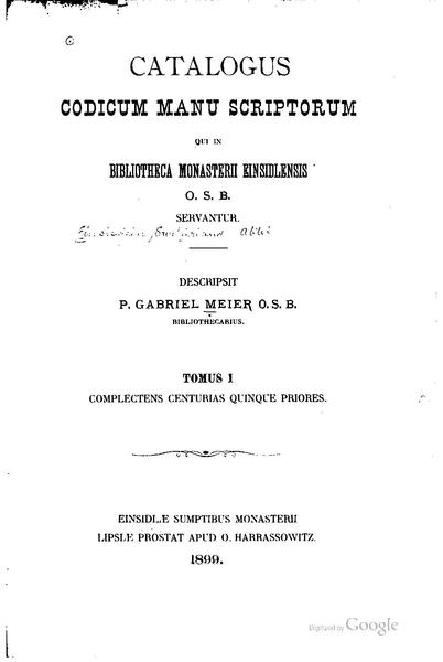 File:Catalogus codicum manu scriptorum qui in bibliotheca monasterii Einsidlensis.pdf