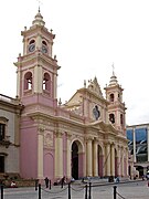 Salta-katedralen (1858–1882), et eksempel på argentinsk nybarokk fra 1800-tallet.