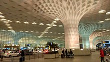 Chhatrapati Shivaji Maharaj International Airport in Mumbai. Chhatrapati Shivaji International Airport 3.jpg