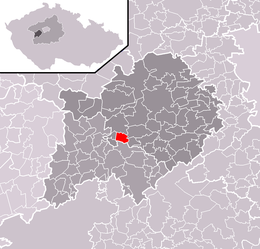 Chodouň - Carte