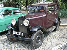 For 1934 the roofless and two seater cars were withdrawn, leaving the two door sedan/saloon as the entry level Opel 1.2