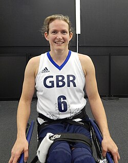 Clare Griffiths 1.5 point British wheelchair basketball player