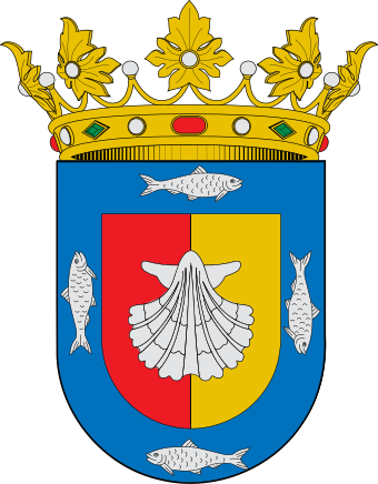 The coat of arms granted to the Californias by Viceroy Antonio de Mendoza