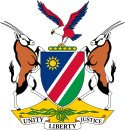 Coat of arms of Namibia.