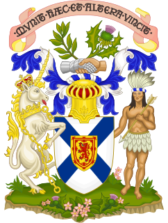 <span class="mw-page-title-main">Coat of arms of Nova Scotia</span>