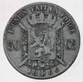 Coin BE 50c Leopold II kalkan rev FR 26.png