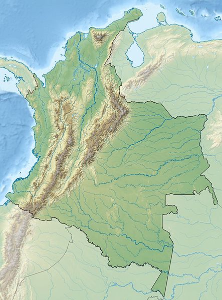 Archivo:Colombia continental relief location map.jpg