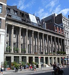 The original location of Columbia Law School's classes at Colonnade Row Colonnade Row south clean jeh.jpg