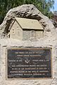 Commemorative marker for the first public school in California at Portsmouth Square in San Francisco