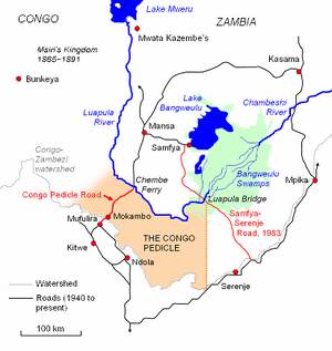 Chambeshi: Verlaufsbeschreibung, Hydrometrie, Flussgeschichte