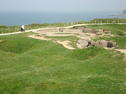 Pointe-du-Hoc Bomb Craters