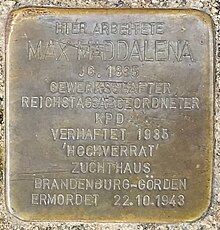 D-BW-KN-Singen - Stolperstein - MADDALENA, Max.jpg