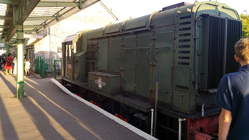 File:D3591 - BR Class 08 shunter at Swanage station, Swanage Railway - geograph.org.uk - 5639643.jpg