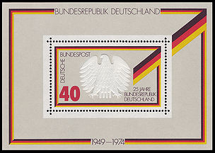 DBP 1974 Block 10 25 Years of the Federal Republic of Germany.jpg