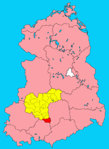 Circondario di Zeitz – Localizzazione