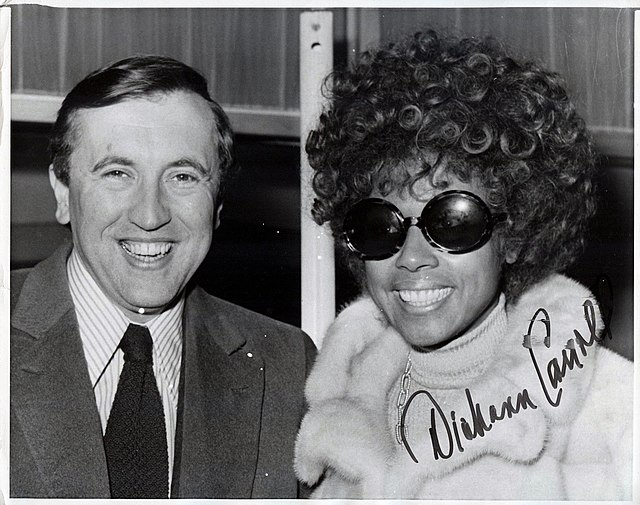 David Frost and Diahann Carroll in 1971