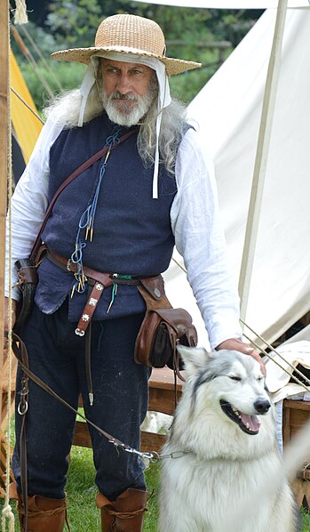 File:De Quaeye Werelt 2018 man met hond.jpg