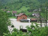 Überflutungen bei Gornji Milanovac, Mittelserbien, 15. Mai