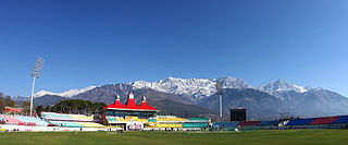 <span class="mw-page-title-main">Himachal Pradesh Cricket Association Stadium</span>International stadium in Dharmashala,Himachal Pradesh state,India
