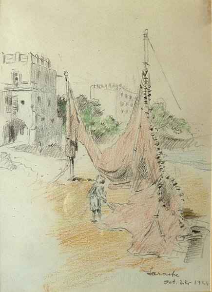 File:Dibujo original, Larache, 24.10.1924.jpg