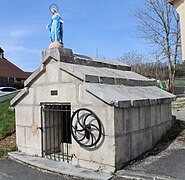 La fontaine « La Dove ».