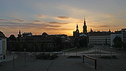 Matahari terbit di Dresden
