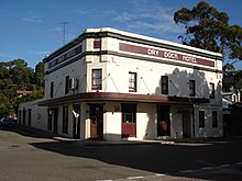 The Dry Dock Hotel is the oldest licensed pub in the suburb of Balmain in the Inner West of Sydney. Dry Dock Hotel Balmain 1.JPG