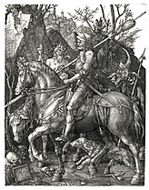 『騎士と死と悪魔』、1513年